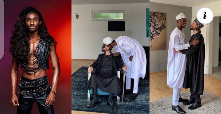 Tosin Idowu, a Nigerian hairstylist, is now trending on social media as a result of his recent wedding to his German partner.